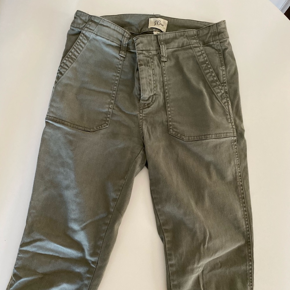 Green J. Crew pants